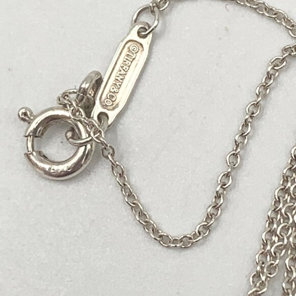 Authentic Tiffany & Co 925 Silver Heart Lock Necklace - Picture 6 of 8